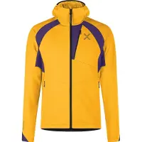 Montura Vertigo Octa Hooded Maglia Giacca in pile (M, giallo)