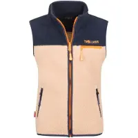 TROLLKIDS Kid's Hemsedal Vest Gilet in pile Bambini (98, beige)