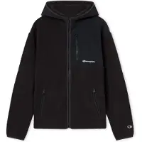 Champion Giacca di pile nero / bianco