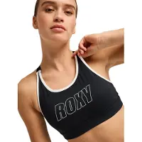 Roxy Reggiseno sportivo 'Everyday Flow' nero / bianco
