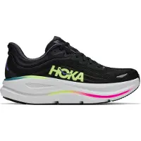Hoka One One Bondi 9 Scarpe da corsa Uomo (44 - Regular, nero/ neon yuzu)