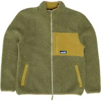 KAVU Wayside Giacca in pile Uomo (M, olivia)