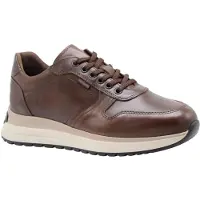 Nero Giardini sneaker uomo in pelle marrone con suola bicolore e lacci | Taglia 40