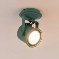 Argon Faretto da soffitto Canico, a una luce, verde
