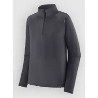 Patagonia Capilene Midweight Zip-Neck Intimo sintetico Uomo (XL, grigio/blu)