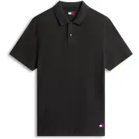 Tommy Hilfiger Tjm Regular Waffle Polo Black Taglia: M | Polo Outlet | Uomo | Nero