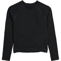 Armedangels Women's Seamless Longsleeve Maglia da yoga Donna (S, nero)