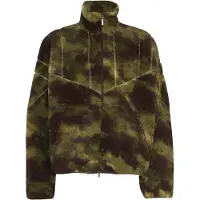 Adidas Originals Giacca di pile marrone scuro / cachi / verde scuro