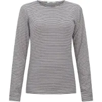 GreenBomb Basic Yummy Maglia a manica lunga Donna (S, grigio)