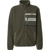 Iriedaily Wonderer Track Jacket Giacca in pile Uomo (XL, olivia)