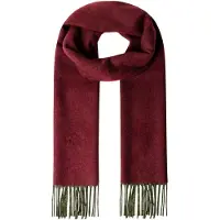 Hackett London per uomo. HM0400109 Sciarpa Twill Wool Cash rossa (OSFA), Casual, Verde, Lana, Classico