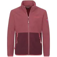 TROLLKIDS Kid's Storfjord Jacket Giacca in pile Bambini (140, rosso)