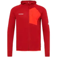 Mammut Aenergy Light ML Hooded Jacket Giacca in pile Uomo (S, rosso)