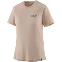 Patagonia Women's Cap Cool Merino Graphic Shirt Maglia merino Donna (XL, beige)