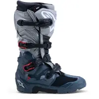 Alpinestars Stivali Tech 7 Enduro Drystar 2027 Dark Gray Mid Gray Bright Red