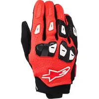 Alpinestars Guanti SP X 7 Black Bright Red White, Taglia: XL
