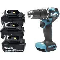 OEM Trapano avvitatore a batteria, design compatto, alta efficienza, 3 batterie e set di accessori