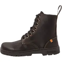 El naturalista unisex. 252641101005_001 Stivaletti in pelle nera Arizona (36), Nero, Basso, Stringhe, Casual