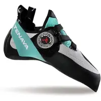 Tenaya Oasi LV Scarpette da arrampicata (46,5, nero/turchese)