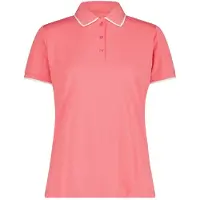 CMP Women's Polo Stretch Piquet Maglia polo Donna (34, fuchsia)