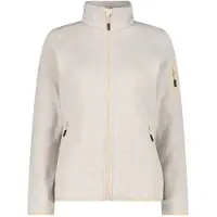 CMP Women's Jacket Jacquard Knitted Giacca in pile Donna (44, grigio)