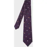 Paul Smith Men Tie Classic Aubergine Taglia: OS | Cravatte Outlet | Uomo