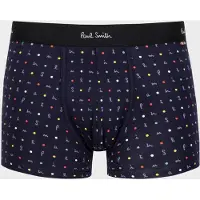Paul Smith Men Trunk Polka Logo Very Dark Navy Taglia: S | Biancheria intima Outlet | Uomo | Blu