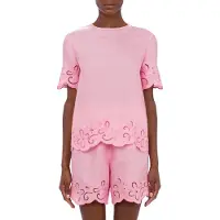 Moschino Ajour Nylon And Viscose Blouse Pink Taglia: 38 | Magliette intime Outlet | Donna | Rosa