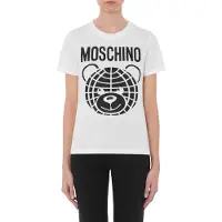 Moschino Teddy Bear Organic Jersey T-shirt White Taglia: 42 | Maglie Sportivi Outlet | Donna | Bianco
