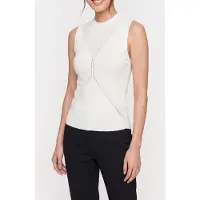 Guess Marciano GUESS Courtney Sl Swtr Top White Peaks Taglia: L | Maglioni a maglia Outlet | Donna | Bianco