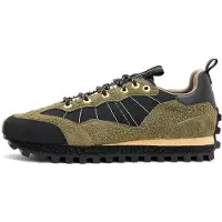 AllSaints Nevis Sneaker Khaki Green/black Taglia: 46 | Sneakers Outlet | Uomo | Marrone