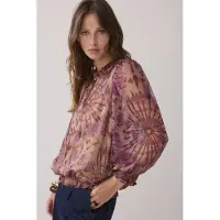 Summum Woman Top Smock Tie Dye Print Multicolour Taglia: 34 | Maglie a manica lunga Outlet | Donna