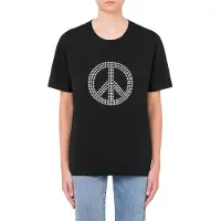 Moschino T-shirt In Jersey Peace Symbol Black Taglia: XS | Maglie Sportivi Outlet | Donna | Nero