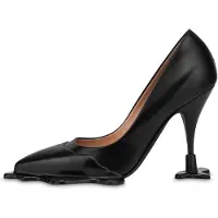 Moschino Morphed Effect Calfskin Pumps Black Taglia: 35 | Tacchi Alti Outlet | Donna | Nero