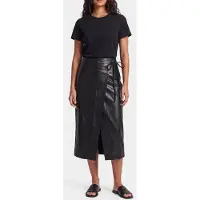Guess Marciano GUESS Gladys Wrap Skirt Jet Black A996 Taglia: 46 | Gonne di pelle Outlet | Donna | Nero