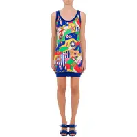 Moschino Allover Nautical Knit Dress Blue Taglia: 42 | Maxi abiti Outlet | Donna | Blu