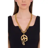 Moschino Morphed Peace Symbol Necklace Gold Taglia: OS | Collane Outlet | Donna | Giallo