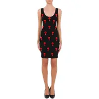 Moschino Red Question Marks Stretch Dress Black Taglia: 38 | Maxi abiti Outlet | Donna | Nero