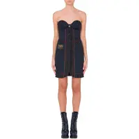 Moschino Wool Bustier Dress Inside Out Blue Taglia: 42 | Maxi abiti Outlet | Donna | Blu