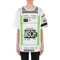 Moschino T-shirt Airport Tag White Taglia: XS | Maglie Sportivi Outlet | Donna | Bianco