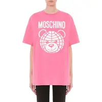 Moschino Teddy Bear Organic Jersey T-shirt Pink Taglia: S | Maglie Sportivi Outlet | Donna | Rosa