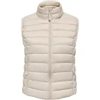ONLY Gilet 'ONLTAHIA' beige
