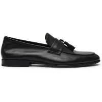 Steve madden Swifton Casual Shoes Black Leather Taglia: 46 | Mocassini Outlet | Uomo | Nero