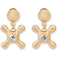 Moschino Faucet Details Drop Earrings Gold Taglia: OS | Orecchini Outlet | Donna | Giallo