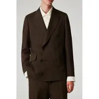 Paul Smith Mens Db Jacket Dark Brown Taglia: 50 | Blazers Outlet | Uomo | Marrone
