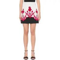 Moschino Iris Print Mini Skirt White Taglia: 38 | Minigonne Outlet | Donna | Bianco