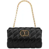 Moschino Double Smiley Quilted Shoulder Bag Black Taglia: OS | Borse a mano Outlet | Donna | Nero