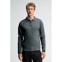 Butcher of Blue Clifton Polo Grey Black Taglia: XL | Maglie a manica lunga Outlet | Uomo | Nero