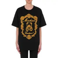 Moschino Teddy Embroidery Organic Jersey T-shirt Black Taglia: XXS | Maglie Sportivi Outlet | Donna | Nero