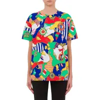 Moschino T-shirt In Jersey Allover Nautical Multicolor Taglia: XXS | Maglie Sportivi Outlet | Donna